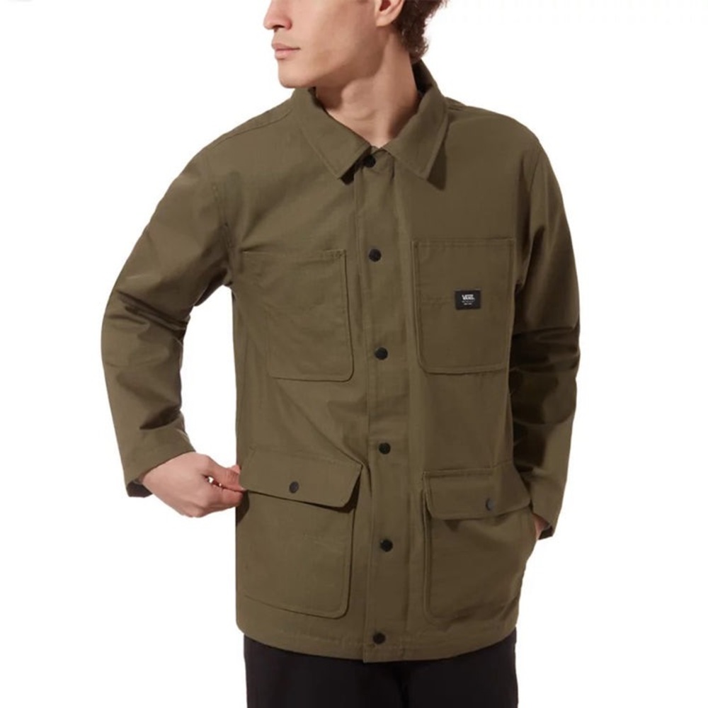 Vans MN DRILL CHORE COAT LINED With Invisible Hood - Picture 2 of 9